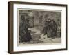 Rome, a Sketch in the Convent Garden of Gesu E Maria-null-Framed Giclee Print