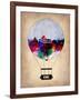 Rome Air Balloon-NaxArt-Framed Art Print