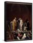 Rome Antique :  Le Marche Aux Esclaves a Rome  (The Slave Market in Rome) Une Esclave Nue Sur Une E-Jean Leon Gerome-Framed Stretched Canvas