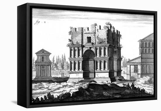Rome, Arch Janus, C1760-null-Framed Stretched Canvas