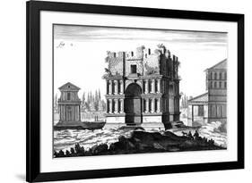 Rome, Arch Janus, C1760-null-Framed Premium Giclee Print
