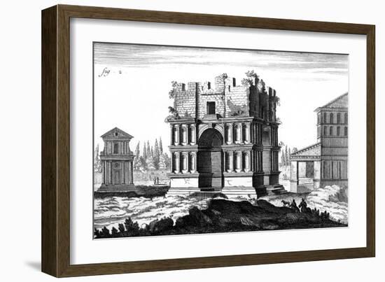 Rome, Arch Janus, C1760-null-Framed Art Print