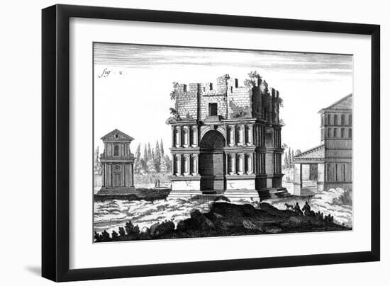 Rome, Arch Janus, C1760-null-Framed Art Print