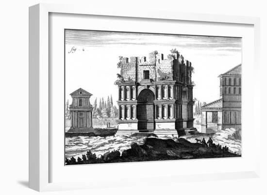 Rome, Arch Janus, C1760-null-Framed Art Print