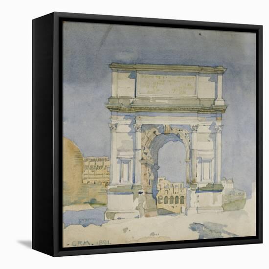 Rome, Arch of Titus, 1891-Charles Rennie Mackintosh-Framed Stretched Canvas