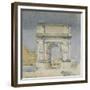 Rome, Arch of Titus, 1891-Charles Rennie Mackintosh-Framed Giclee Print