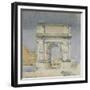 Rome, Arch of Titus, 1891-Charles Rennie Mackintosh-Framed Giclee Print