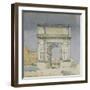 Rome, Arch of Titus, 1891-Charles Rennie Mackintosh-Framed Giclee Print