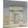 Rome, Arch of Titus, 1891-Charles Rennie Mackintosh-Mounted Giclee Print