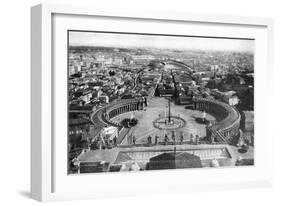 Rome as Seen from the Cupola of St Peter's, 1926-null-Framed Giclee Print