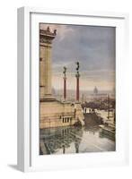 Rome', c1930s-Donald Mcleish-Framed Giclee Print