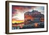 Rome - Castel Saint Angelo, Italy-TTstudio-Framed Photographic Print