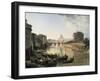 Rome, Castel San Angelo-Silvestre Chedrin-Framed Giclee Print