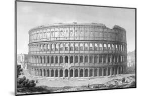 Rome, Colosseum 1855-JA Levail-Mounted Photographic Print