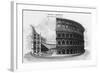 Rome, Colosseum C1820-null-Framed Art Print