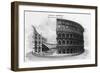 Rome, Colosseum C1820-null-Framed Art Print