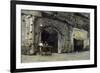 Rome, Dark Shops (Oil on Canvas)-Antoine Auguste Ernest Herbert or Hebert-Framed Giclee Print