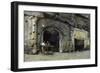 Rome, Dark Shops (Oil on Canvas)-Antoine Auguste Ernest Herbert or Hebert-Framed Giclee Print