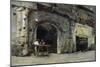 Rome, Dark Shops (Oil on Canvas)-Antoine Auguste Ernest Herbert or Hebert-Mounted Giclee Print