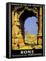 Rome Express Rome, Par le Train de Luxe-null-Framed Stretched Canvas