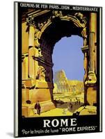 Rome Express Rome, Par le Train de Luxe-null-Mounted Giclee Print