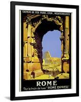 Rome Express Rome, Par le Train de Luxe-null-Framed Giclee Print