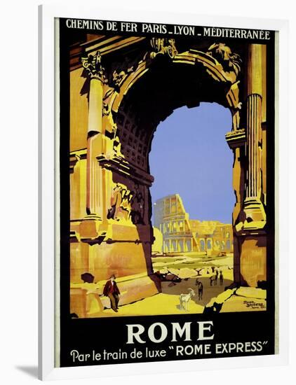 Rome Express Rome, Par le Train de Luxe-null-Framed Giclee Print