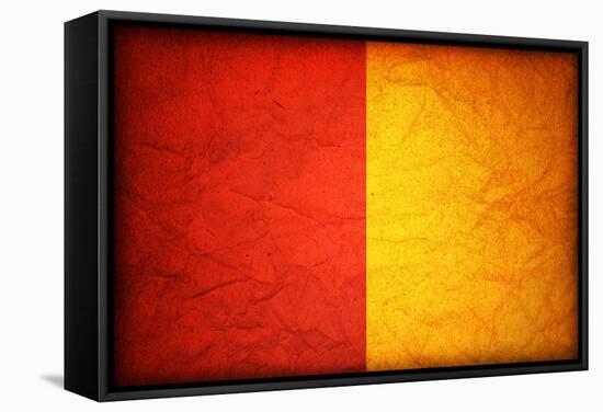 Rome Flag-michal812-Framed Stretched Canvas