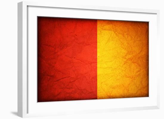 Rome Flag-michal812-Framed Art Print