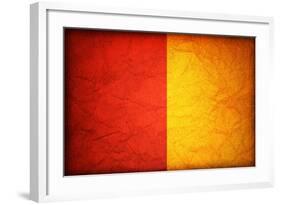 Rome Flag-michal812-Framed Art Print