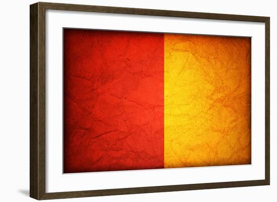 Rome Flag-michal812-Framed Art Print