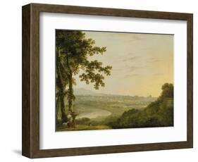 Rome from the Villa Madama, During or Post 1753-Richard Wilson-Framed Giclee Print