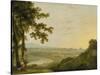 Rome from the Villa Madama, During or Post 1753-Richard Wilson-Stretched Canvas