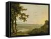 Rome from the Villa Madama, During or Post 1753-Richard Wilson-Framed Stretched Canvas