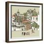 Rome Greeting Card Design-Lavandaart-Framed Art Print