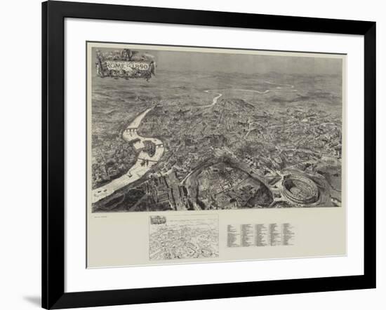 Rome in 1890-Henry Edward Tidmarsh-Framed Giclee Print