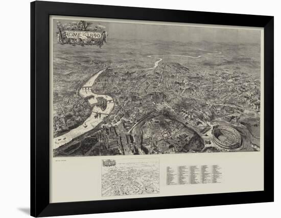 Rome in 1890-Henry Edward Tidmarsh-Framed Giclee Print