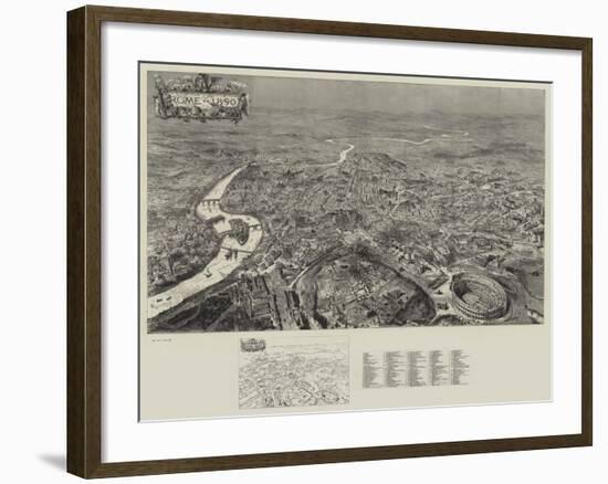 Rome in 1890-Henry Edward Tidmarsh-Framed Giclee Print