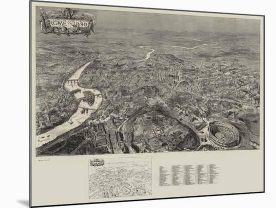 Rome in 1890-Henry Edward Tidmarsh-Mounted Giclee Print