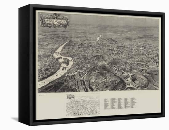 Rome in 1890-Henry Edward Tidmarsh-Framed Stretched Canvas