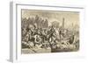 Rome is Sacked Plundered Looted by Gaiseric and His Fellow-Vandals-H. Leutemann-Framed Art Print