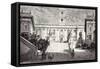 Rome Italy 1875 Facade of the Senatorial Palace on the Capitol Museum Palace of the Conservators th-null-Framed Stretched Canvas