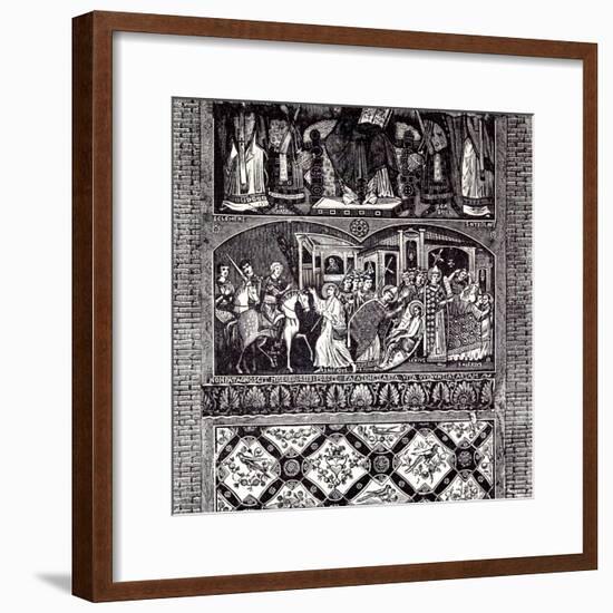 Rome Italy 1875 Legend of St. Alexius: Fresco of the Tenth Century-null-Framed Giclee Print