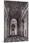 Rome, Italy, 1875, Nave of St. Peter's-null-Mounted Giclee Print