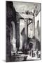 Rome, Italy, 1875, Portico of Octavia Side of the Pescheria-null-Mounted Giclee Print