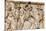 Rome, Italy. Bas relief in the Colosseum of gladiators fighting.-null-Stretched Canvas
