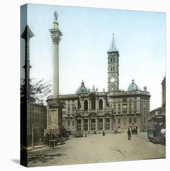 Rome (Italy), Basilica of Santa Maria Maggiore, Circa 1895-Leon, Levy et Fils-Stretched Canvas