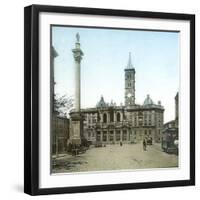 Rome (Italy), Basilica of Santa Maria Maggiore, Circa 1895-Leon, Levy et Fils-Framed Photographic Print