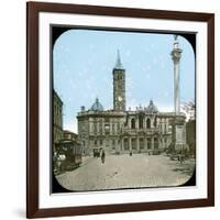 Rome (Italy), Basilica of Santa Maria Maggiore, Circa 1895-Leon, Levy et Fils-Framed Photographic Print