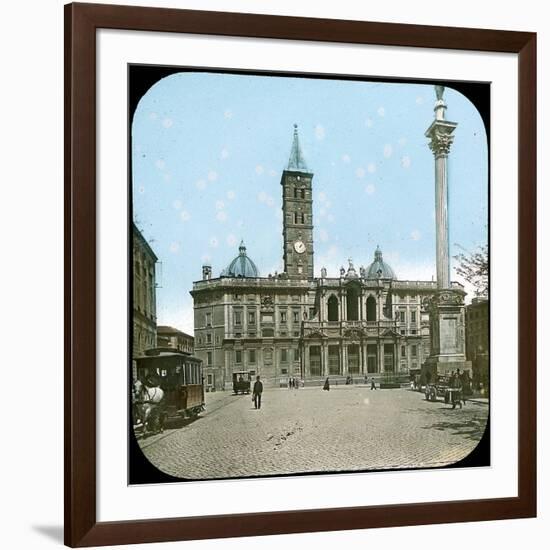 Rome (Italy), Basilica of Santa Maria Maggiore, Circa 1895-Leon, Levy et Fils-Framed Photographic Print